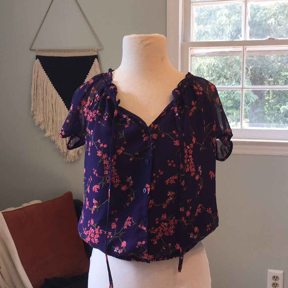Apt. 9 flower shirt